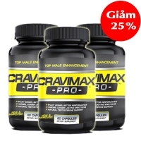 Combo 3 lọ Cravimax Pro hỗ trợ điều trị xuất tinh sớm