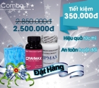 Bộ đôi sản phẩm chống xuất tinh sớm Cravimax và Vipmax