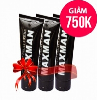 Giảm ngay 750K khi mua 3 lọ Gel Titan Maxman