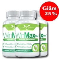 Combo 3 lọ Winmax Plus hỗ trợ điều trị xuất tinh sớm