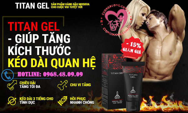 Công dụng Gel titan Nga