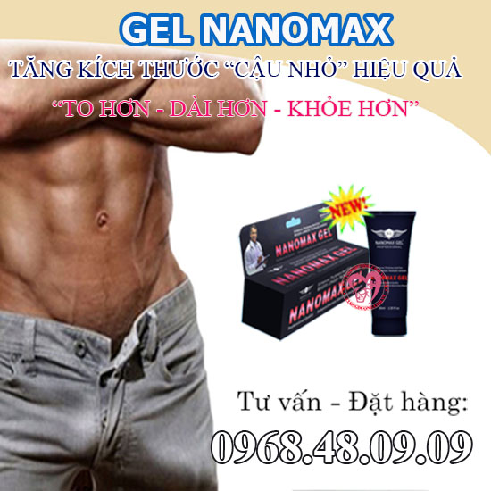 gel Nanomax có hại không? 