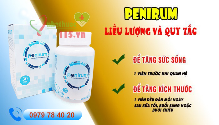 penirum cách sử dụng