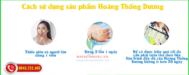 Cách sử dụng hiệu quả Hoàng Thống Dương