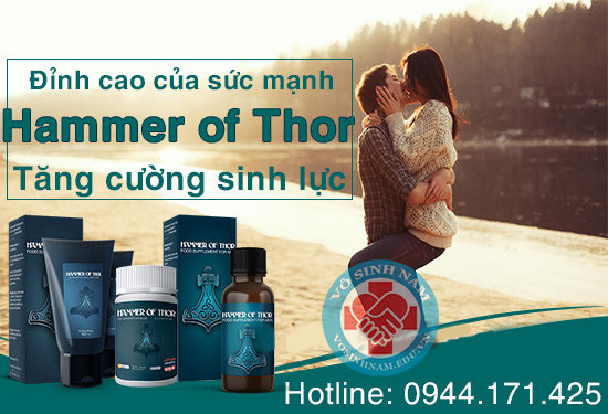 Đánh giá giọt hammer of thor trong việc cải thiện đời sống tình dục