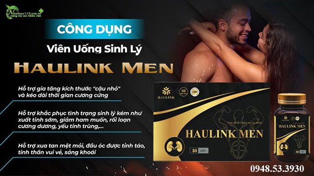 tác dụng chính của Haulink Men