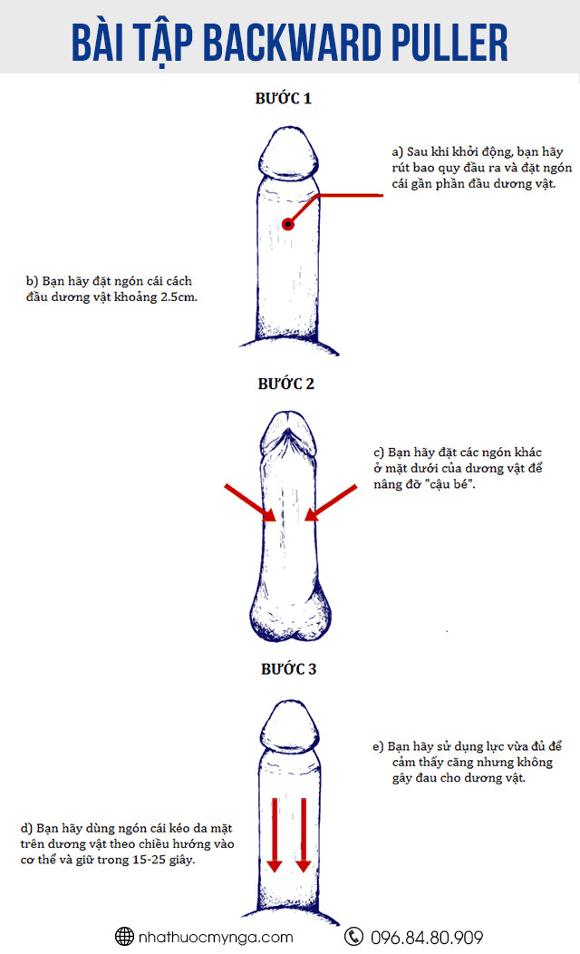 Cách để tăng kích thước dương vật bằng bài tập