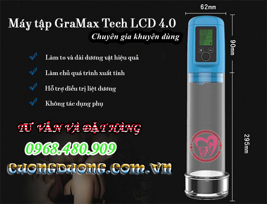  Máy tập làm to dương vật GraMax Tech LCD V4.0