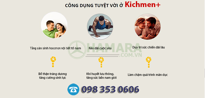 công dụng kichmen plus